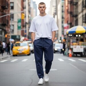 Legends Luka Joggers Mens Navy Blue Athletic Sweatpants JGM00B053